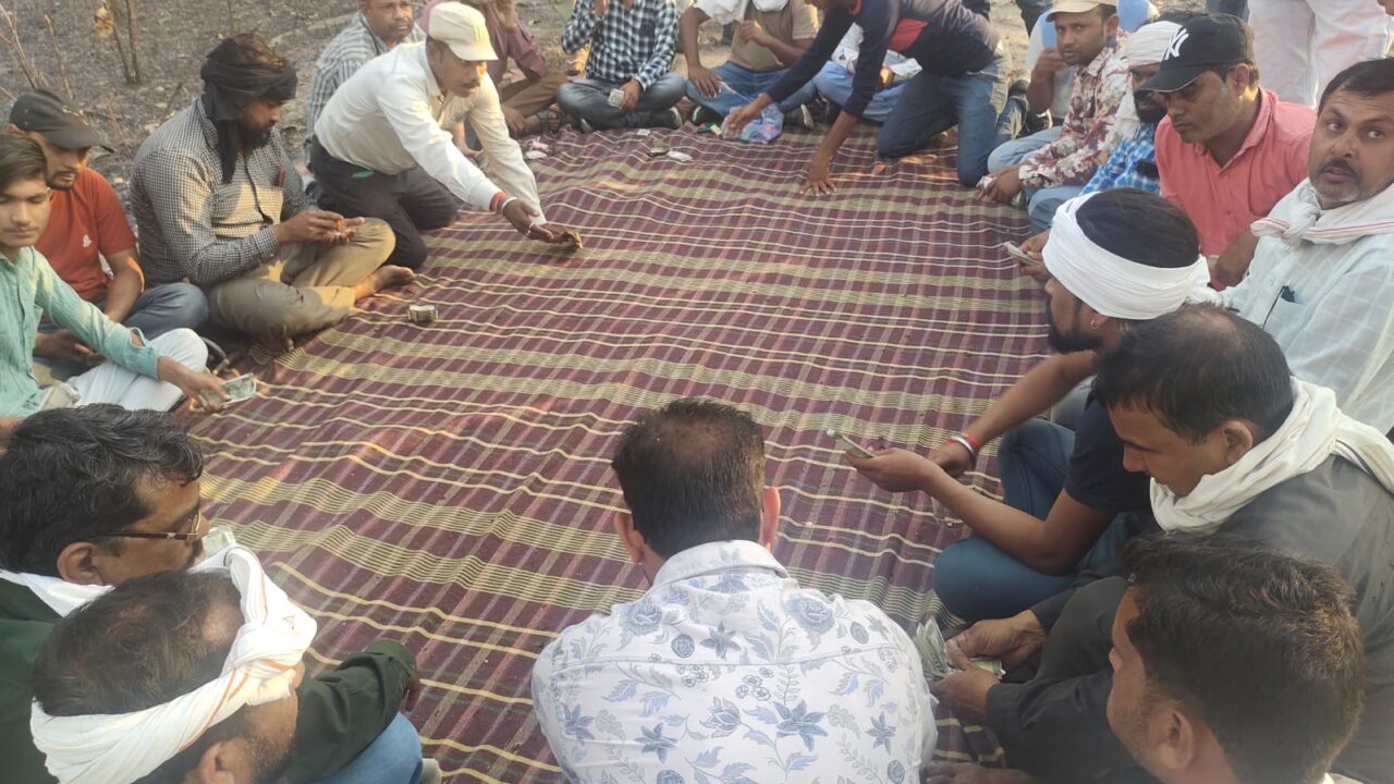 जंगलों में बेखौफ चल रहा कथित जुए का खेल, कार्यवाही के अभाव पर उठ रहे गंभीर सवाल